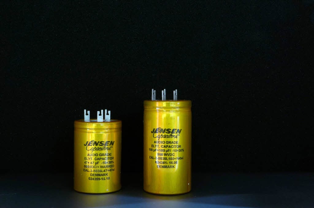 JENSEN Electrolytic Capacitors Radial Dual Sound Explorer