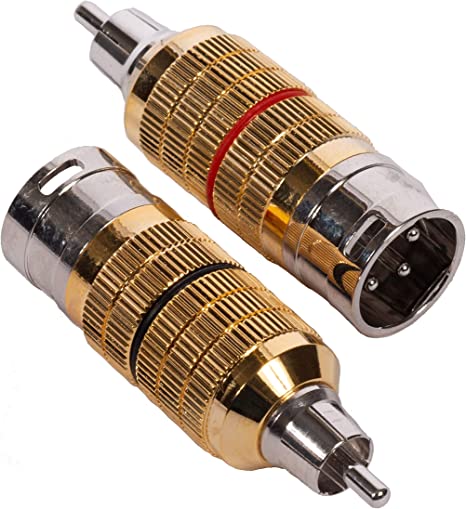 Cardas Gold Male XLR to Male RCA (Set of 2)