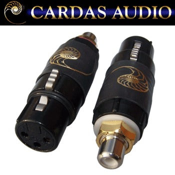 Cardas Female XLR to female RCA adapter (FRCA/FXLR)